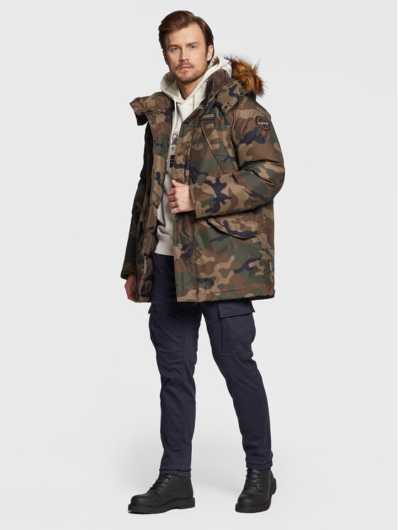 Napapijri Napapijri Зимно яке Epoch NP0A4GM9 Зелен Regular Fit