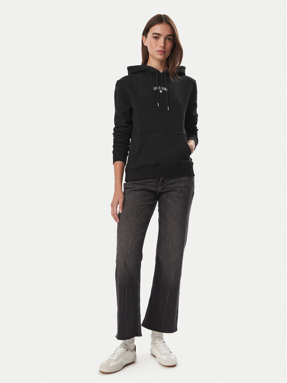 Guess Jeans Guess Jeans Mikina W6BQ04 K5411 Černá Regular Fit