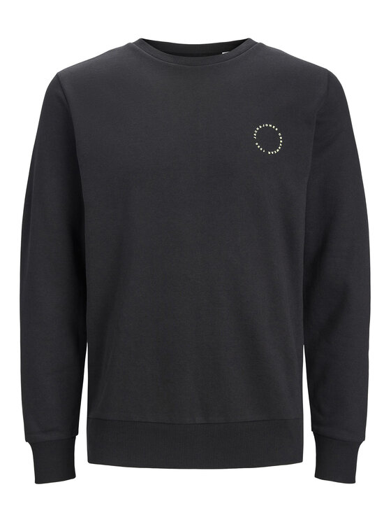 Jack&Jones Jack&Jones Majica dugih rukava Thiba 12236175 Crna Regular Fit
