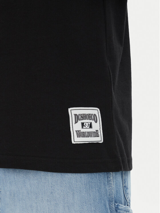 DC DC T-shirt ADYKT03256 Nero Regular Fit