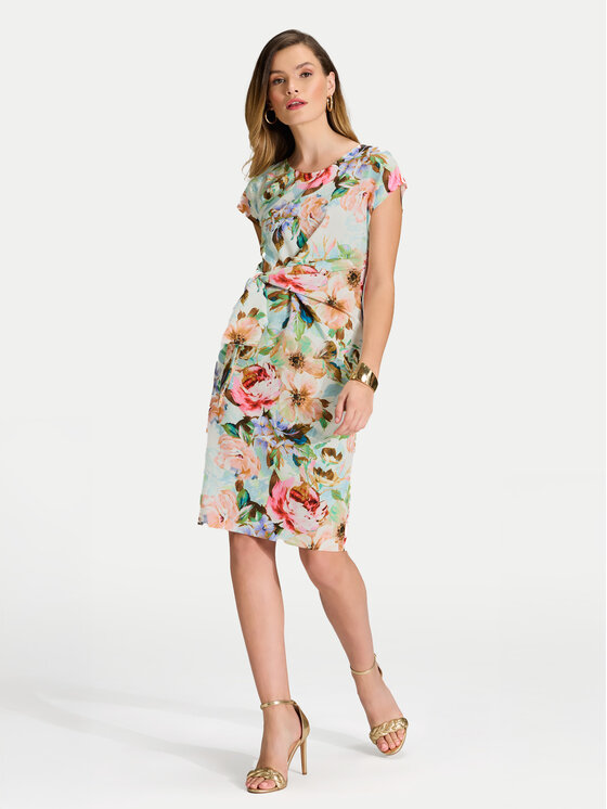 Swing Swing Φόρεμα κοκτέιλ 5AI20700 Έγχρωμο Regular Fit