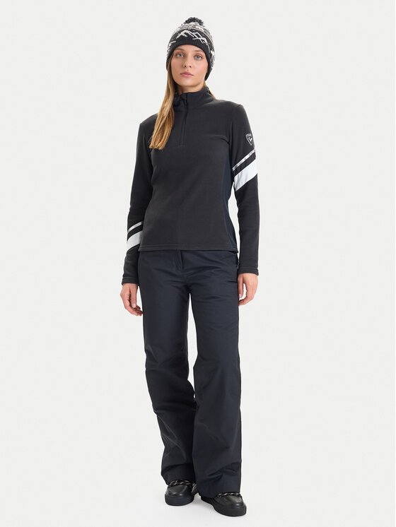 Rossignol Rossignol Fliso džemperis Strawpile RLNWL05 Juoda Regular Fit