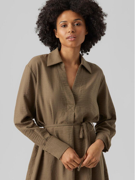 Vero Moda Vero Moda Haljina za svaki dan Chris 10292485 Zelena Regular Fit