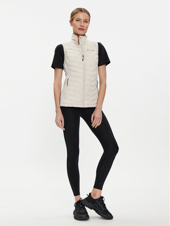 Columbia Columbia Bezrękawnik Powder Pass™ 1832222 Écru Regular Fit