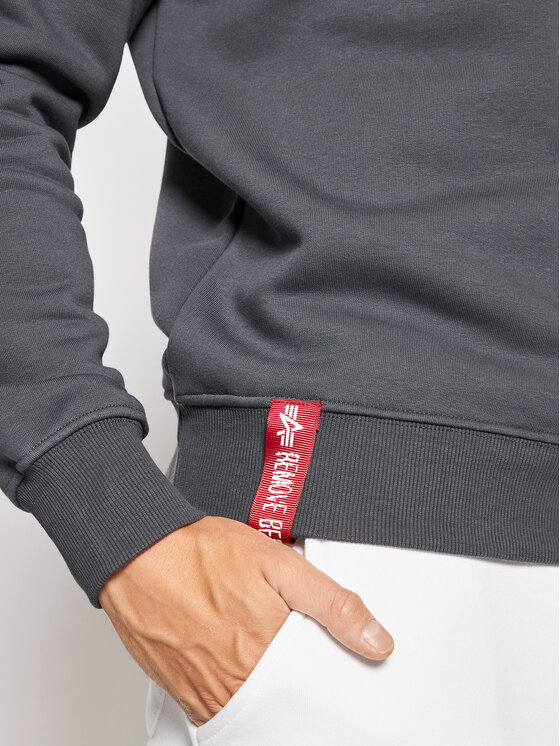 Alpha Industries Alpha Industries Mikina Basic 178302 Šedá Regular Fit