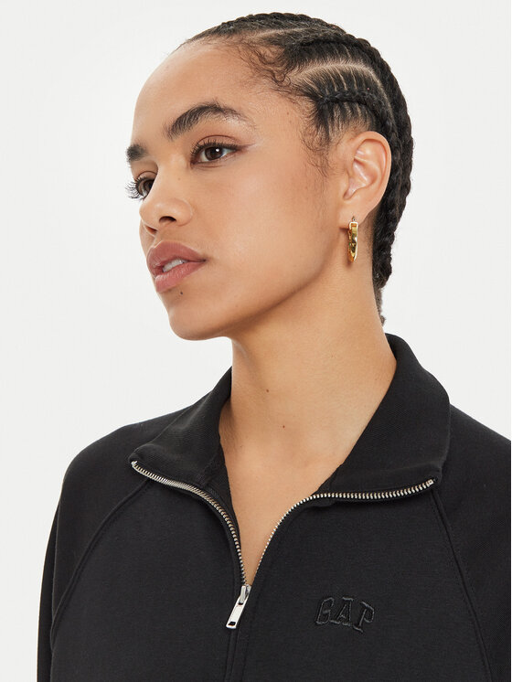Gap Gap Bluză 523576-01 Negru Relaxed Fit
