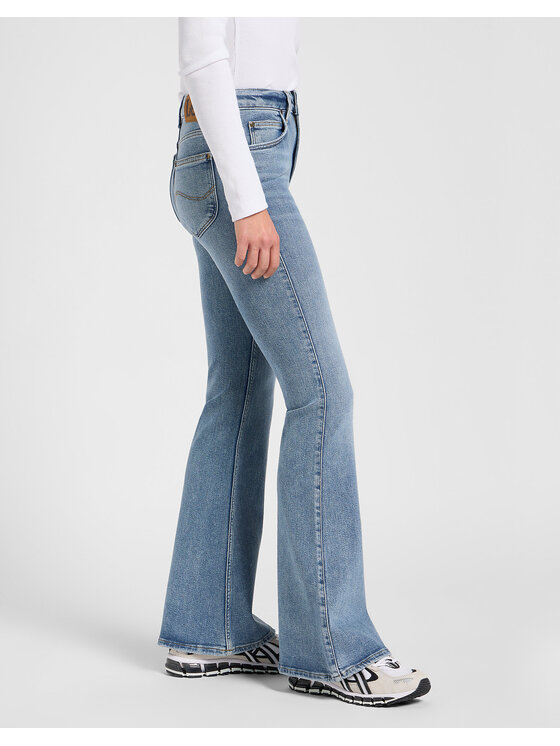 Lee Lee Jeansy BREESE Niebieski Slim Fit