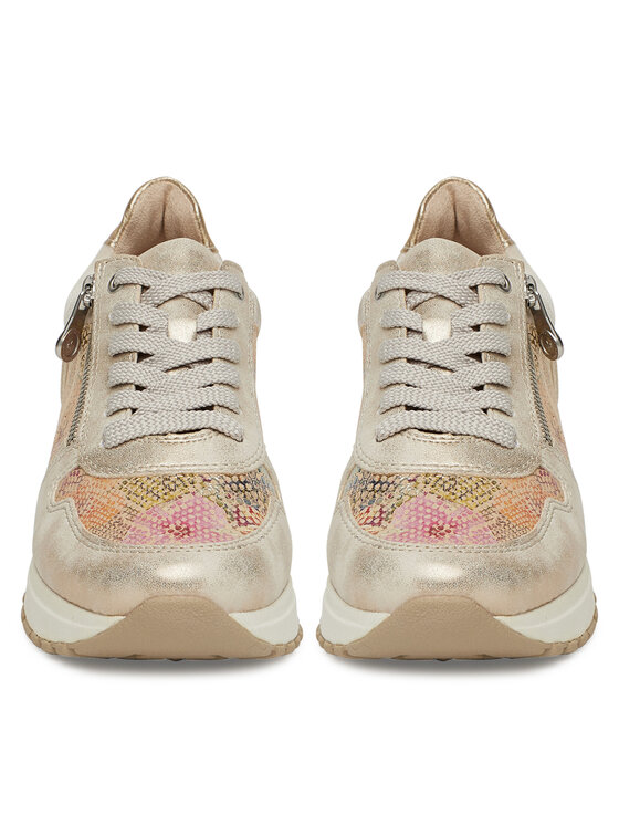 Rieker Rieker Sneakersy N7422-91 Beżowy
