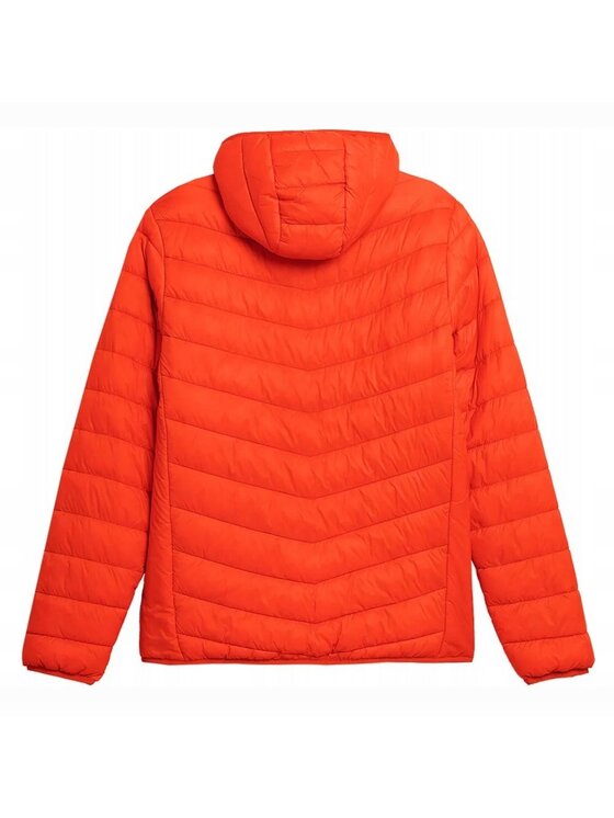 4F 4F Kurtka przejściowa TDJAM085 Pomarańczowy Comfortable Fit
