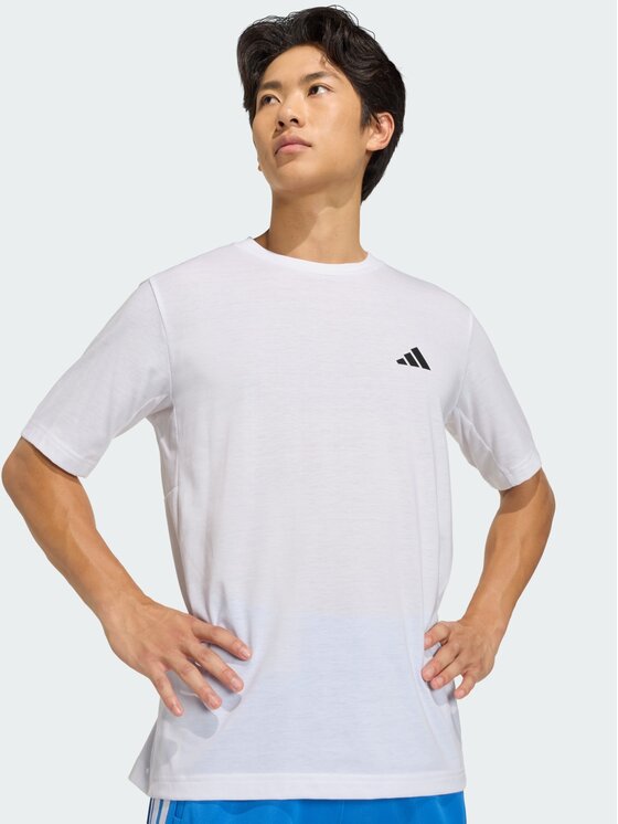 adidas adidas Koszulka techniczna 158826 Biały Regular Fit