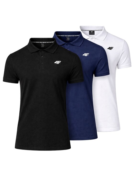 4F 4F T-Shirt Z-0771-3-B Biały Regular Fit