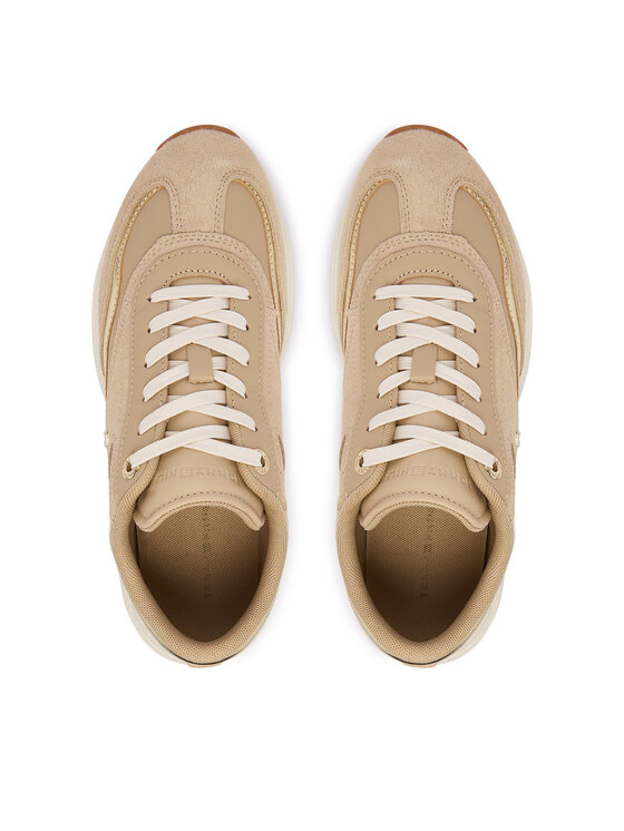 Tommy Hilfiger Tommy Hilfiger Αθλητικά Th Modern Sporty Runner Leather FW0FW09590 Μπεζ