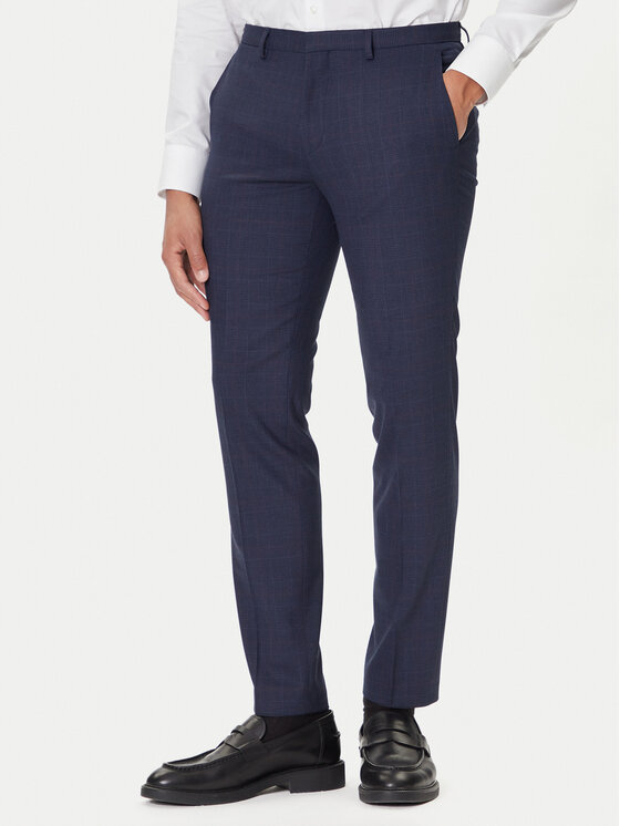 HUGO HUGO Oblek Arti/Hesten242V1X 50547314 Tmavomodrá Extra Slim Fit