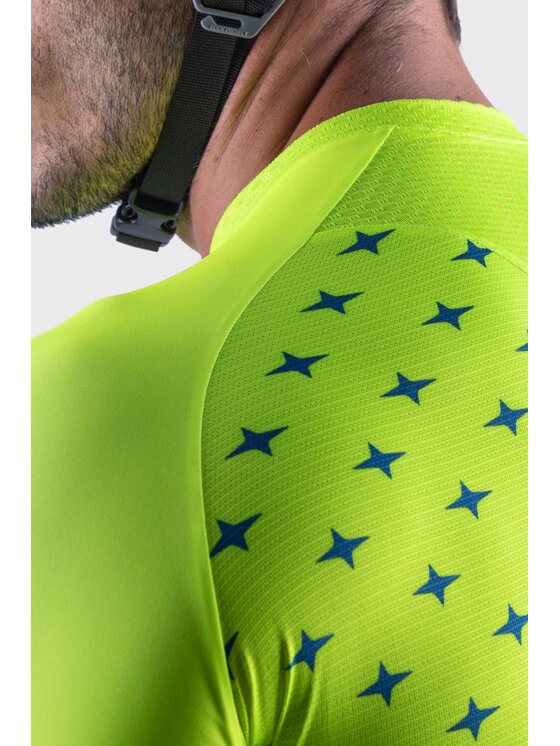 Alé Cycling Alé Cycling Koszulka rowerowa PR-R Stars Żółty Fitted Fit