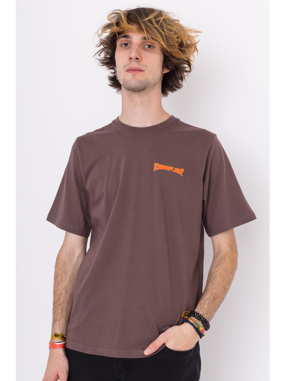 Kamuflage Kamuflage T-Shirt Wet Treasure Brązowy Relaxed Fit