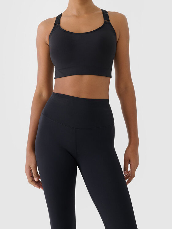 4F 4F Legginsy 4FWAW26TFTIF489-20S Czarny Active Fit