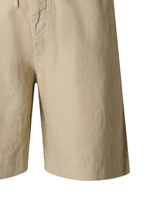 Selected Homme Selected Homme Pantalon scurți din material 16097541 Bej Loose Fit