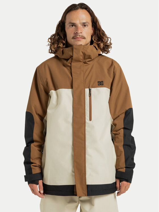 DC Shoes DC Shoes Lyžiarska bunda Defiant ADYTJ03089 Hnedá Regular Fit