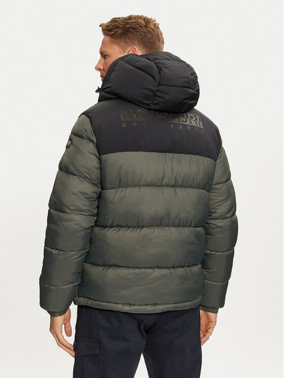 Napapijri Napapijri Žieminė striukė A-Hornelen NP0A4GLL Žalia Regular Fit