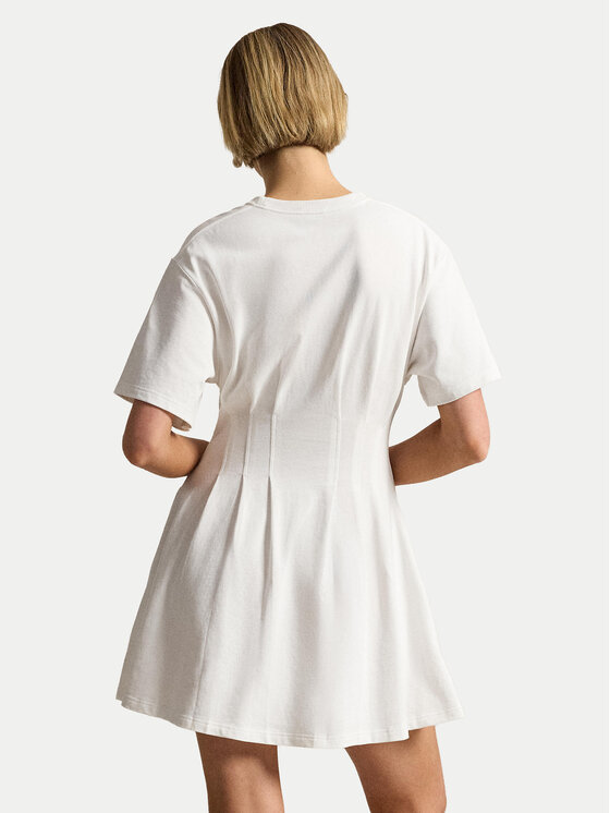 Polo Ralph Lauren Polo Ralph Lauren Kasdieninė suknelė 211A96342002 Balta Slim Fit