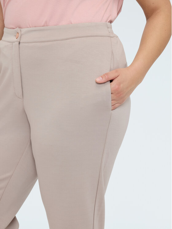 Fiorella Rubino Fiorella Rubino Spodnie materiałowe P820L002340N013 Szary Regular Fit