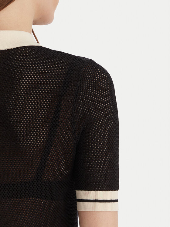 Guess Guess Поло V6GR04 Z0725 Чорний Regular Fit