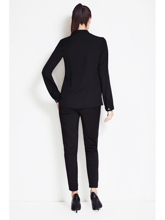 Awama Awama Koszula A051 Czarny Basic Fit