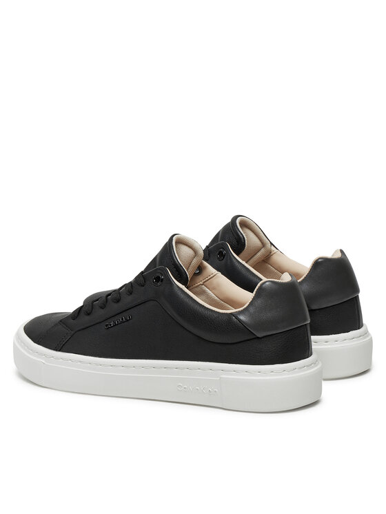 Calvin Klein Calvin Klein Sneakersy Cupsole Lace Up W/Ml HW0HW02288 Czarny