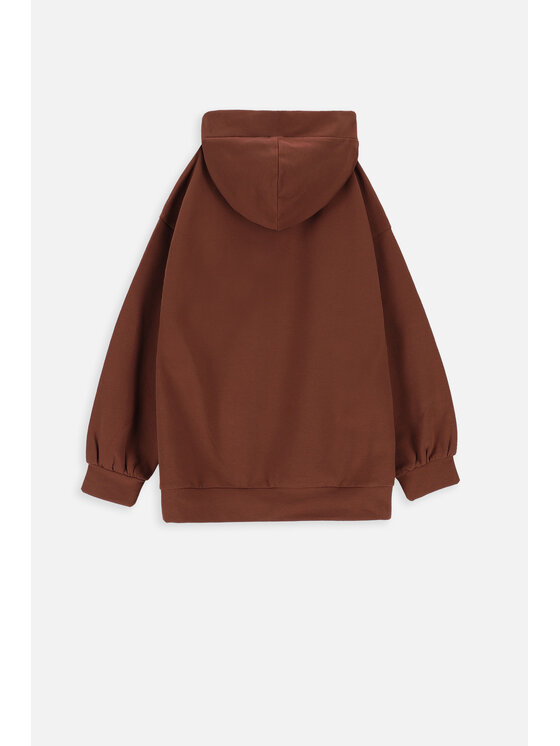 Coccodrillo Coccodrillo Bluza ZC3132901VGB-018 Brązowy Oversize