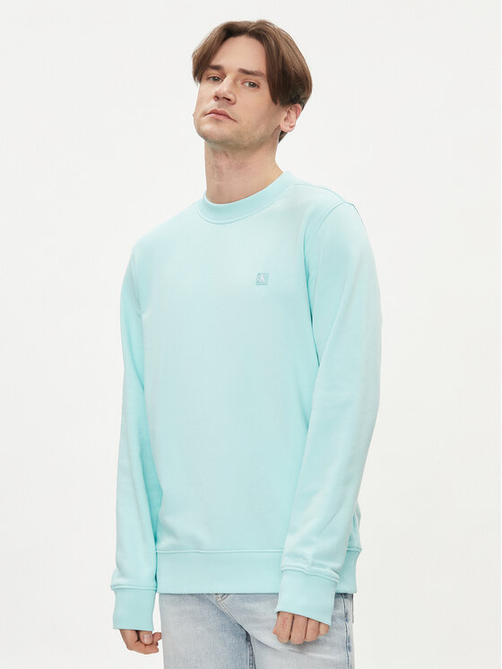 Calvin Klein Jeans Calvin Klein Jeans Felpa Embro Badge J30J325270 Blu Regular Fit