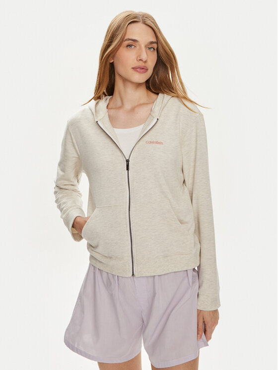 Calvin Klein Underwear Calvin Klein Underwear Sweatshirt 000QS6869E Écru Regular Fit