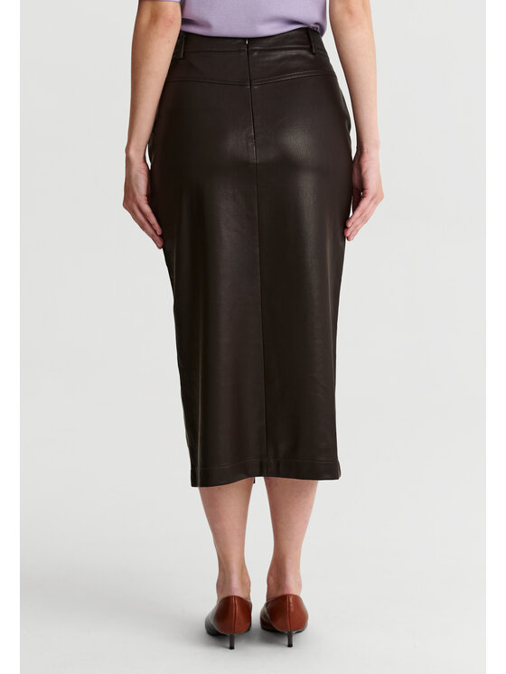 TATUUM TATUUM Midi sukňa MATAGI Hnedá Flare Fit