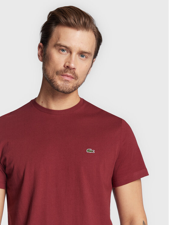 Survetement lacoste rouge bordeaux online