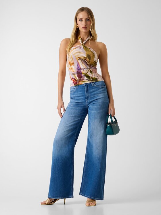 Guess Guess Top 182917 Kolorowy Classic Fit