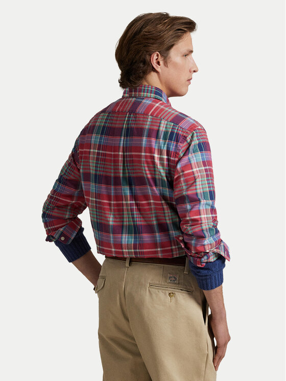 Polo Ralph Lauren Polo Ralph Lauren Srajca 710P00629002 Rdeča Custom Fit