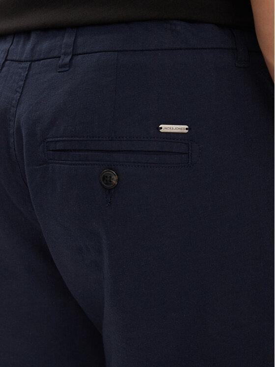 Jack & Jones Jack & Jones Szövet rövidnadrág Stace 12248627 Sötétkék Tapered Fit