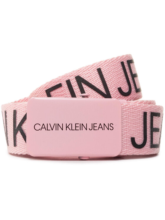 pink calvin klein belt