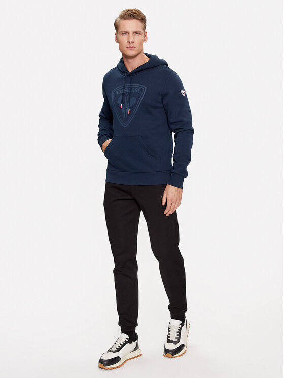 Rossignol Rossignol Bluza Logo RLMMS28 Granatowy Regular Fit