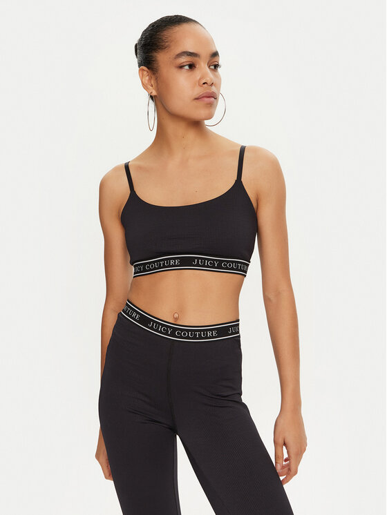 Juicy Couture Juicy Couture Sportovní podprsenka JCSNS224412 Černá