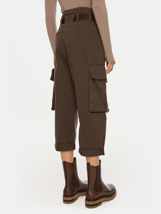 PINKO Pinko Kargo hlače Ronfare 101840 A21C Rjava Regular Fit