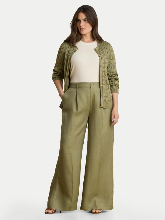 LAUREN RALPH LAUREN LAUREN RALPH LAUREN Kardigan Cable 200P14040500 Zelená Regular Fit