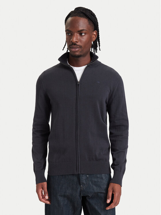 G-STAR G-Star Kardigan Refined D31309-E813 Granatowy Regular Fit