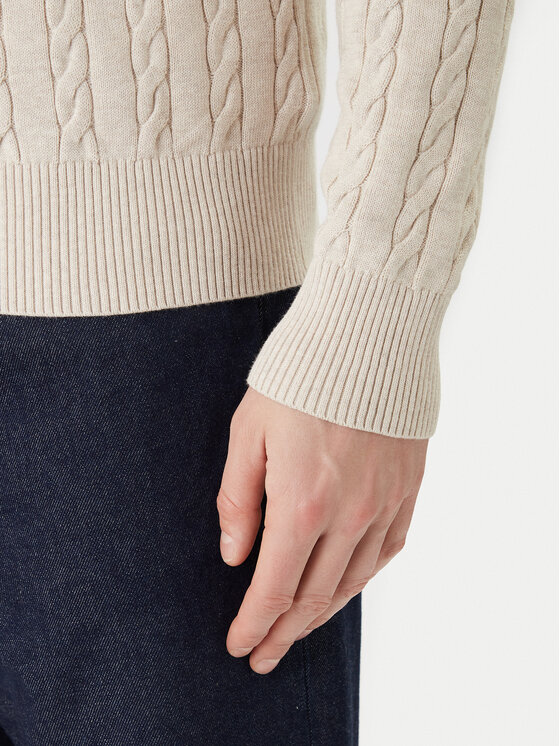 Tommy Hilfiger Tommy Hilfiger Пуловер Classic MW0MW41955 Бежов Regular Fit