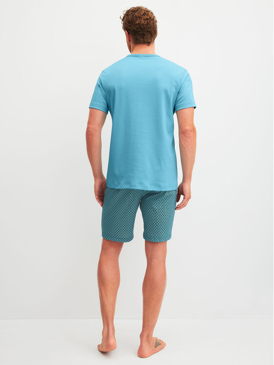 Calida Calida Pyžamo 46186 Modrá Regular Fit