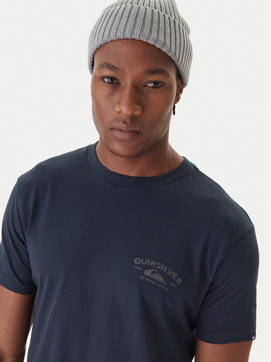 Quiksilver Quiksilver Тишърт Anchor EQYZT08178 Тъмносин Regular Fit
