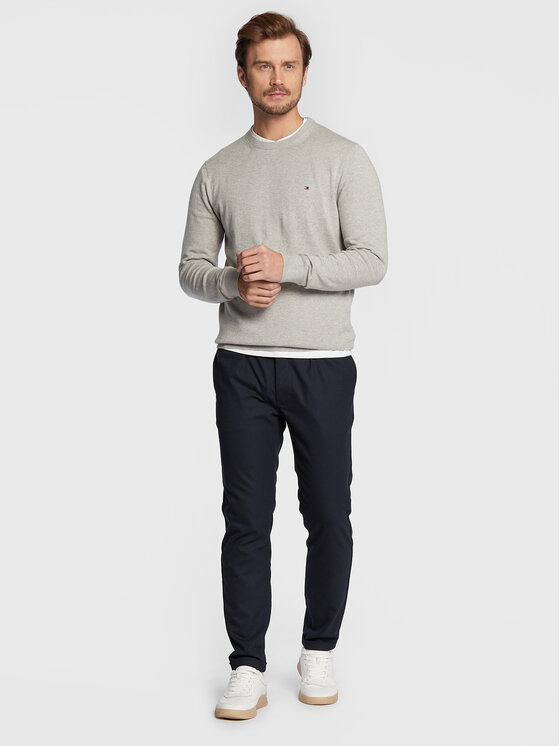 Tommy Hilfiger Tommy Hilfiger Džemperis MW0MW28046 Pelēks Regular Fit