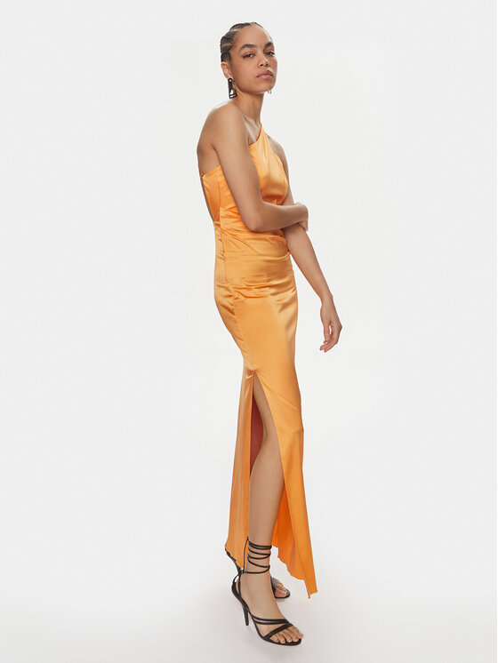 Patrizia Pepe Večerné šaty 2A2683/A644-R824 Oranžová Regular Fit