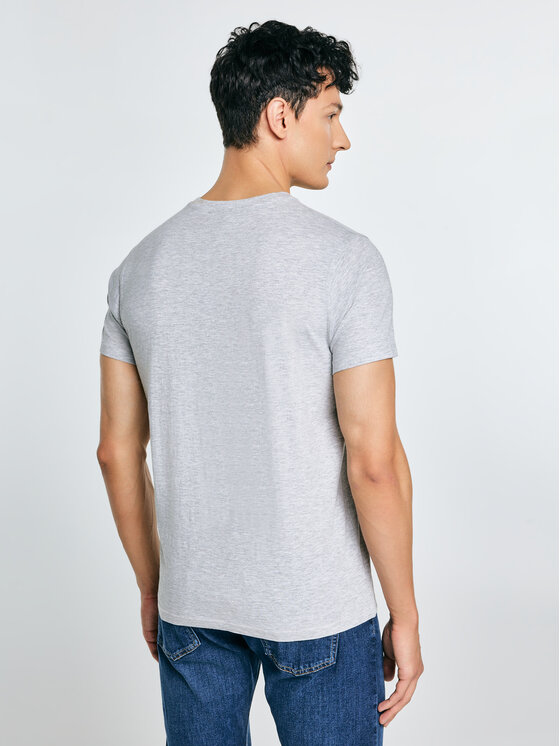 BIG STAR BIG STAR T-Shirt KEREN Szary Basic Fit