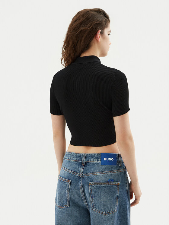 HUGO HUGO Kardigāns 50532254 Melns Regular Fit