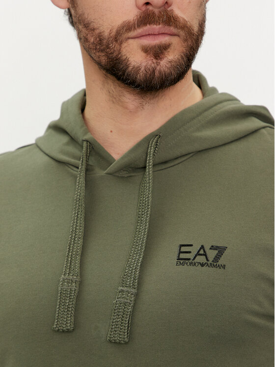 EA7 Emporio Armani EA7 Emporio Armani Felpa 8NPM04 PJ05Z 1846 Verde Regular Fit